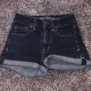 High Waisted American Eagle Jean Shorts